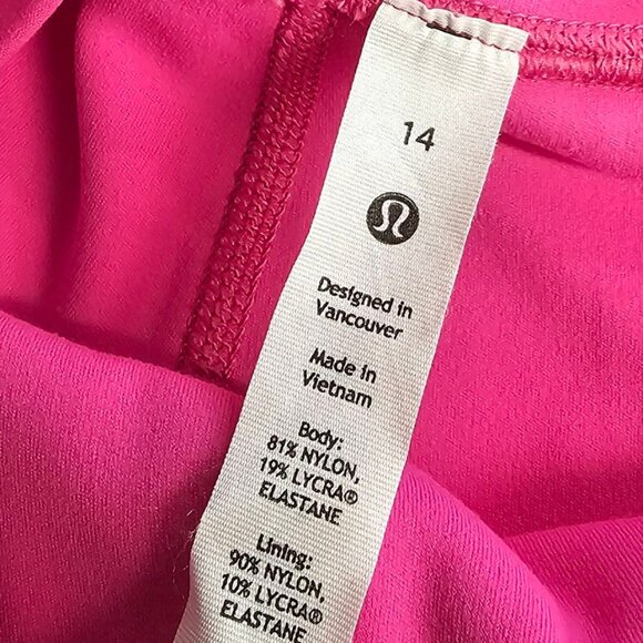 Lululemon Align High Rise Crop 21" Leggings, Pink, Nulu, Athletic, Yoga, Size 14 - Picture 6 of 9